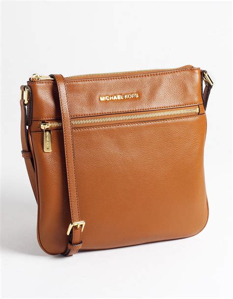 michael kors small leather crossbody bag|Michael Kors bedford flat crossbody.